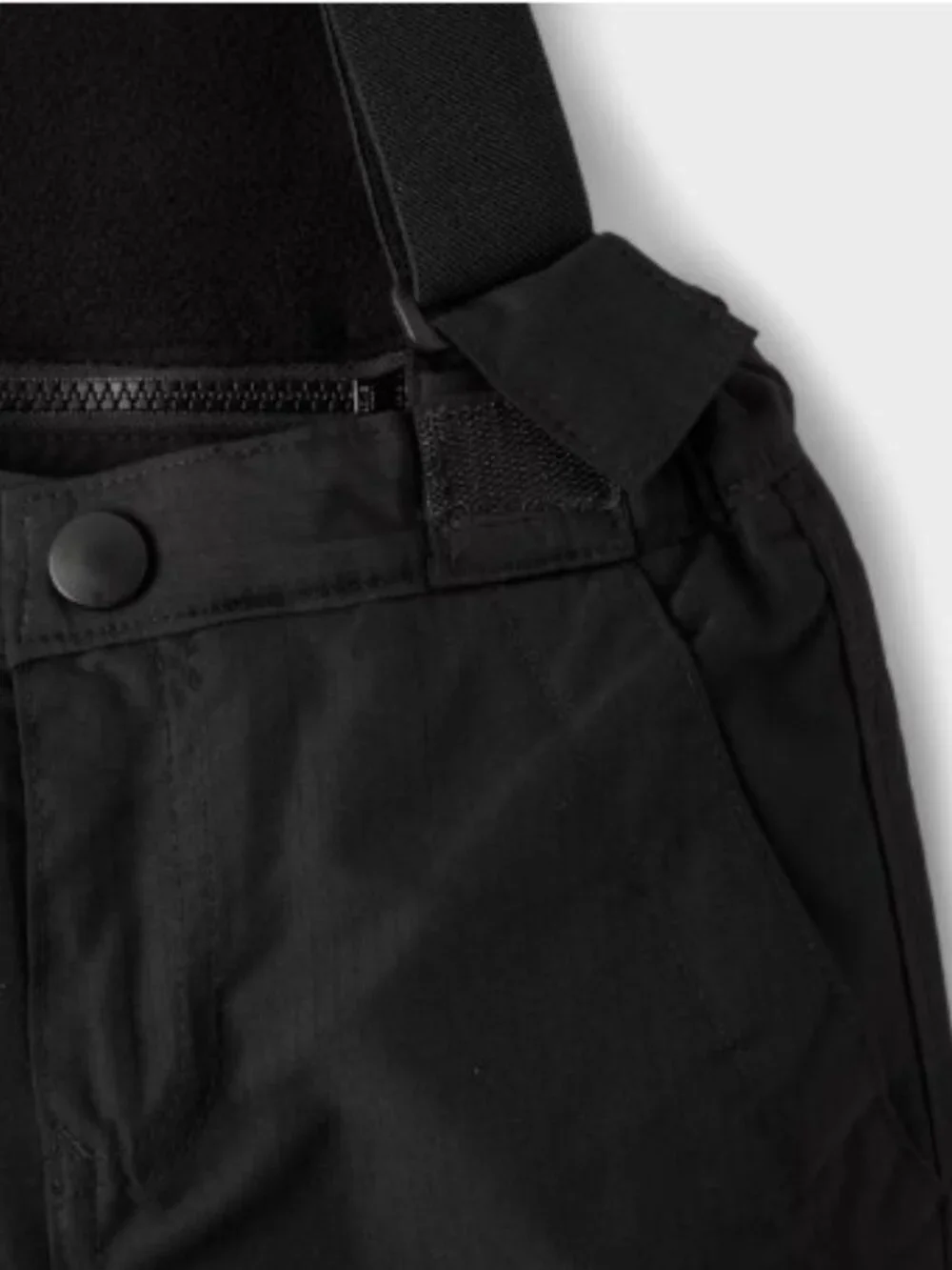 NWT The Children's Place Boys Snow Overalls - black